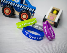 Load image into Gallery viewer, type 1 diabetic wristband
