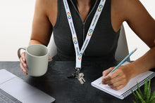 Load image into Gallery viewer, neurodiversity awareness lanyard
