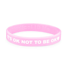 Load image into Gallery viewer, its ok not to be ok pink bracelet
