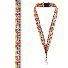 Load image into Gallery viewer, children&#39;s autism lanyard 
