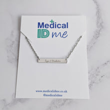 Load image into Gallery viewer, diabetic necklace
