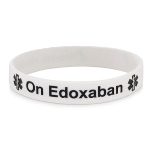 on edoxaban bracelet