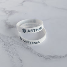 Load image into Gallery viewer, Asthma Awareness wristbands

