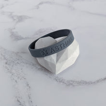 Load image into Gallery viewer, Grey Asthma Medical Wristband
