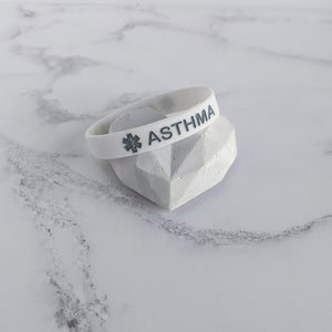 Asthma Wristband to alert others 