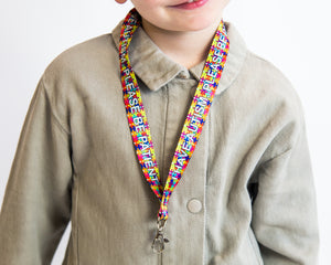 autism awareness kids lanyard