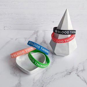 Blood thinner bracelets