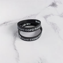 Load image into Gallery viewer, Black COPD Bracelets
