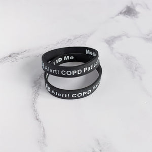 Black COPD Bracelets