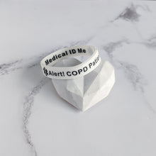 Load image into Gallery viewer, COPD Patient Wristband - White
