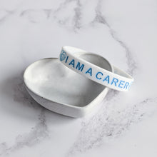 Load image into Gallery viewer, I Am A Carer White bracelet 
