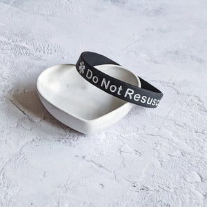 Black DNR wristband