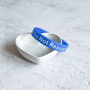 DNR - Do not resuscitate alert bracelet