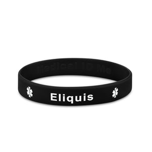 Eliquis black bracelet