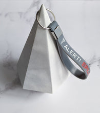 Load image into Gallery viewer, Grey Epilepsy awareness keyring 
