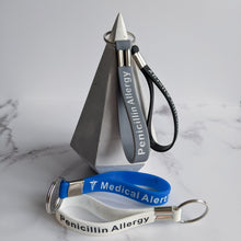 Load image into Gallery viewer, ALERT EPILEPSY keyring
