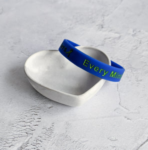 Every mind matters mental health awareness wristband