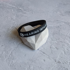Hearing Impaired Awareness Wristband