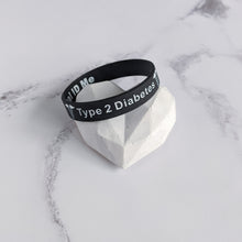 Load image into Gallery viewer, Diabetes type 2 wristband
