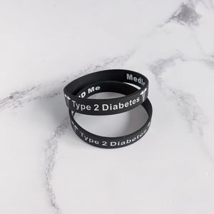 Diabetes type 2 wristband