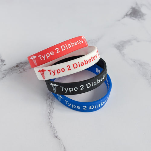 Type 2 Diabetes Medical alert bracelet