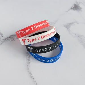 Type 2 Diabetes Medical alert bracelet