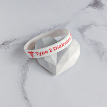Load image into Gallery viewer, Type 2 Diabetes medical awareness bracelet
