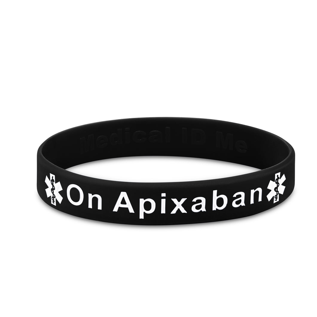 black apixaban bracelet