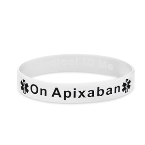 blood thinner apixaban bracelet