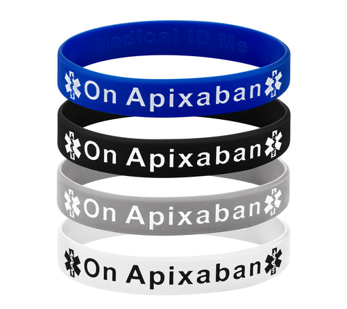 on apixaban wristbands