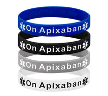 Load image into Gallery viewer, On Apixaban wristbands 
