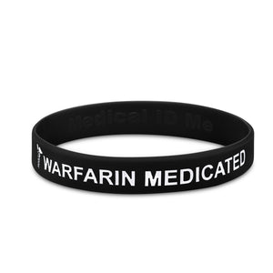 black warfarin bracelet
