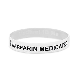 Warfarin Anticoagulant Bracelet Medical ID Me
