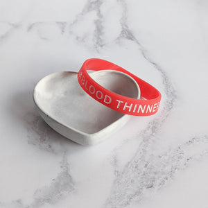 red blood thinner bracelet