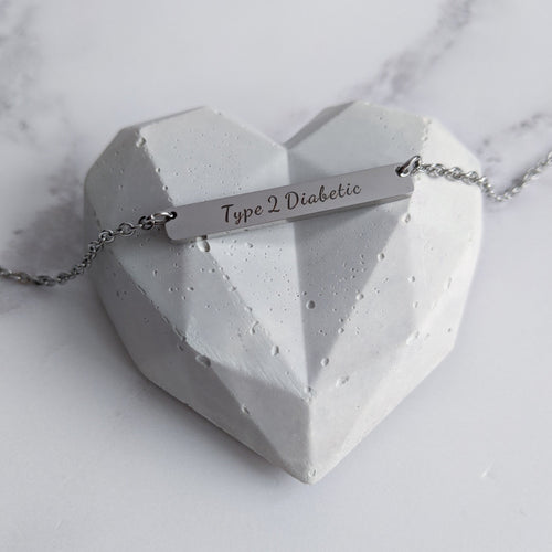 type 2 diabetic necklace