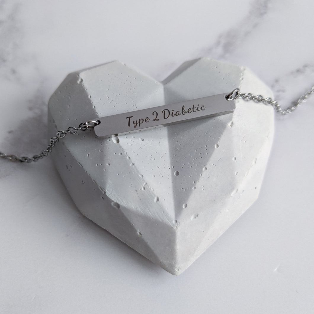 type 2 diabetic necklace