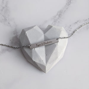 type 2 diabetic necklace