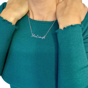 I am enough necklace